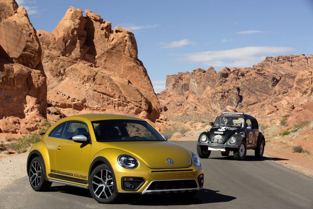 The new Volkswagen Beetle Dune and Baja Racer