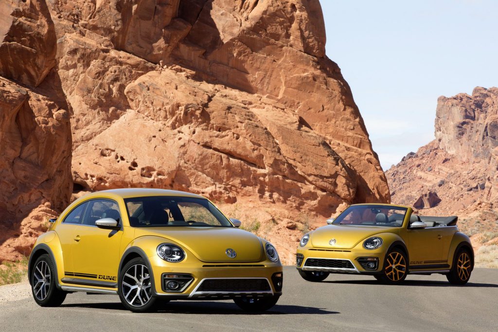 The new Volkswagen Beetle Dune and Beetle Dune Cabriolet