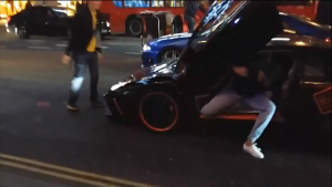 Lamborghini Punched