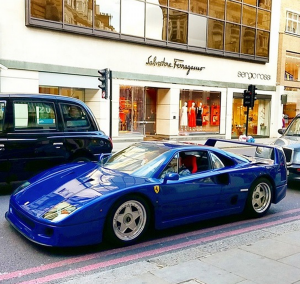 Ferrari F40 Aqua Blue