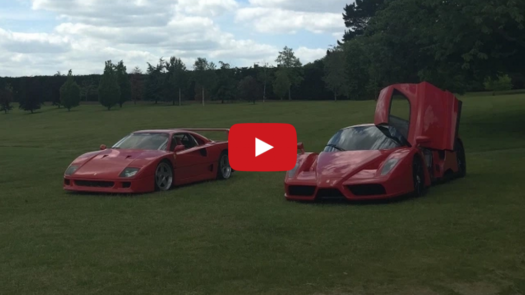 Ferrari F40 and Ferrari Enzo Have A Field Day