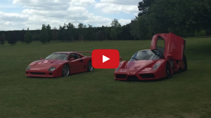 Ferrari F40 and Ferrari Enzo Have A Field Day