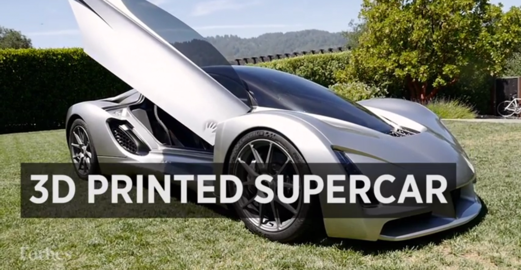 3d printed Supercar