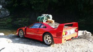 Ferrari F40 Goes Camping