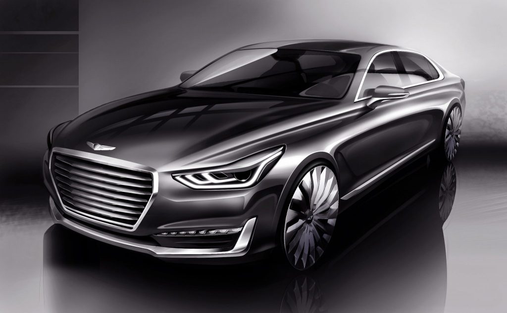 ‘New Luxury’takes Shape - Hyundai Motor Unveils Rendering Of New G90