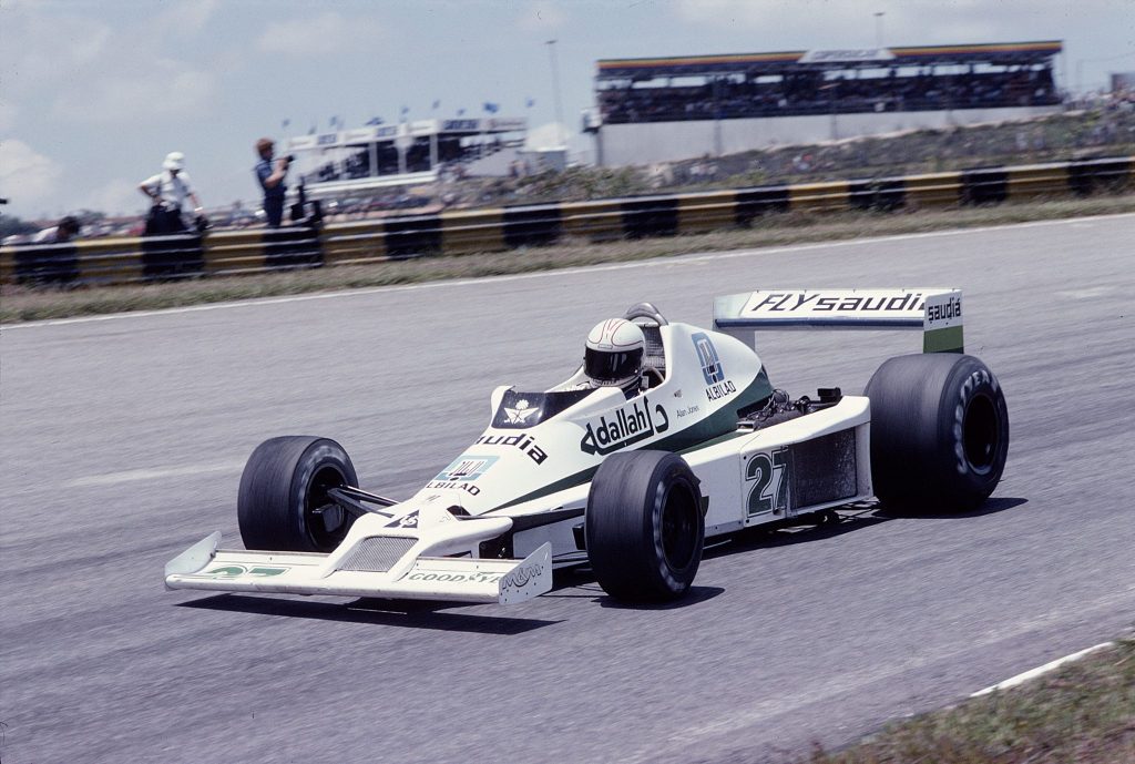 1979 Brazilian Grand Prix. Interlagos, Sao Paulo, Brazil. 2-4 February 1979. Alan Jones (Williams FW06 Ford). Ref-79 BRA 14. World Copyright - LAT Photographic